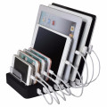 8 Port Desktop USB Charger Multi-Function 19.2A Charging Station Dock with Stand for Mobile Phone Tablet PC